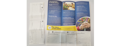 Bollettini postali per donazioni