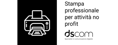 Stampa professionale per attività non profit