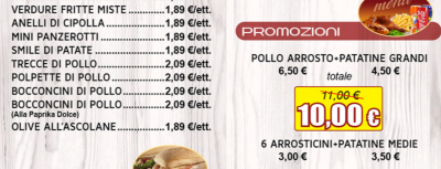 MENÙ PER BAR, PUB, PIZZERIE & RISTORANTI