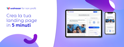 Landing page di donazione